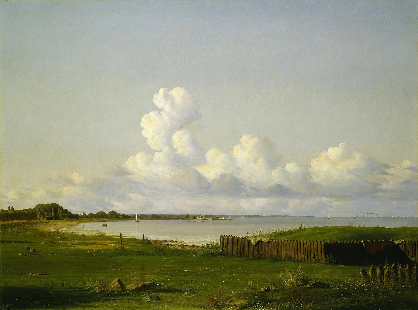 Vista del Suono da Langelinie - Thorvaldsens Museum, Copenaghen